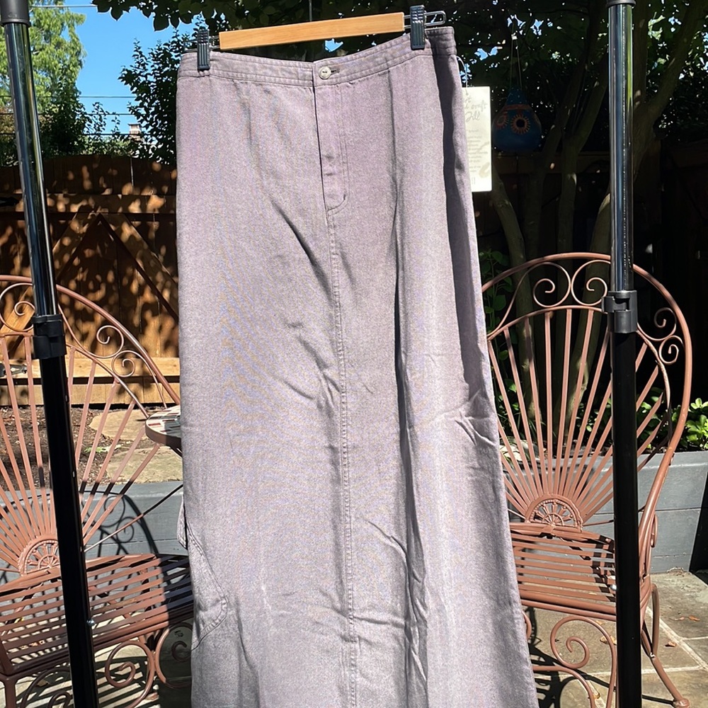 J. Jill Lavender Gray Maxi Skirt